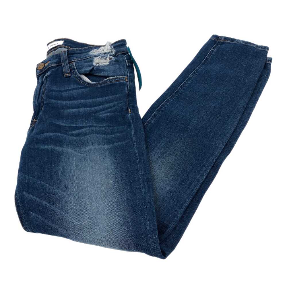 Flying Monkey Blue Straight Leg Jeans Light Wash 25in Inseam | Womens 27